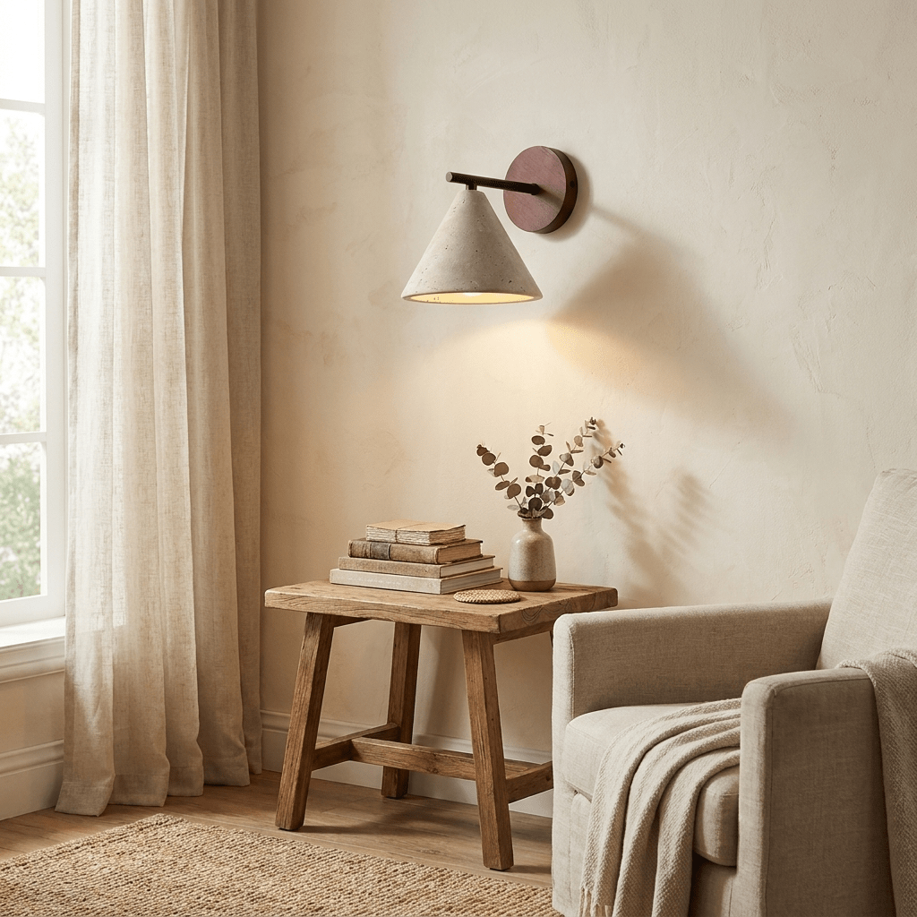Valorenne Travertine Wall Light