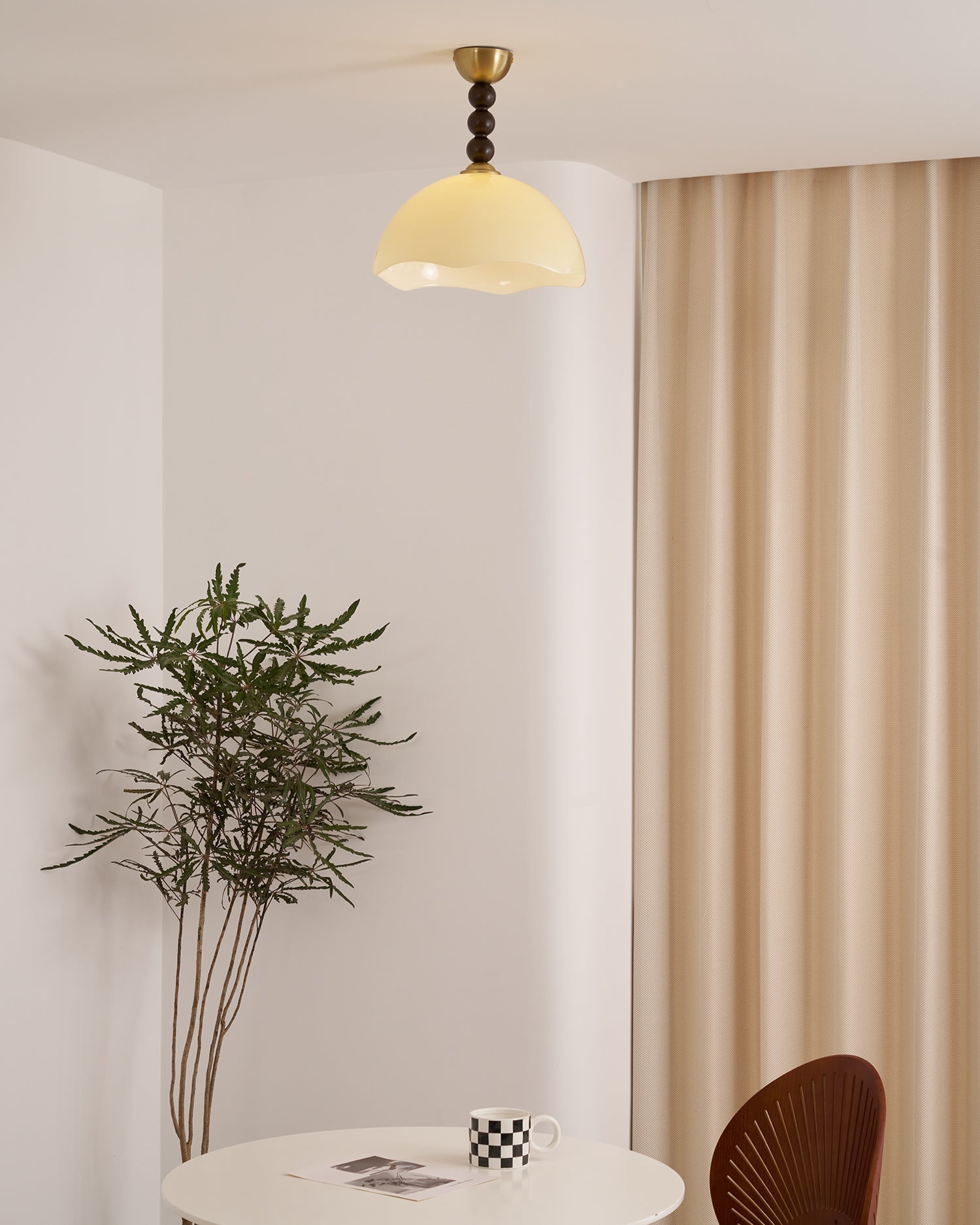 Syraeia Nordic Art Coral Glass Ceiling Lamp
