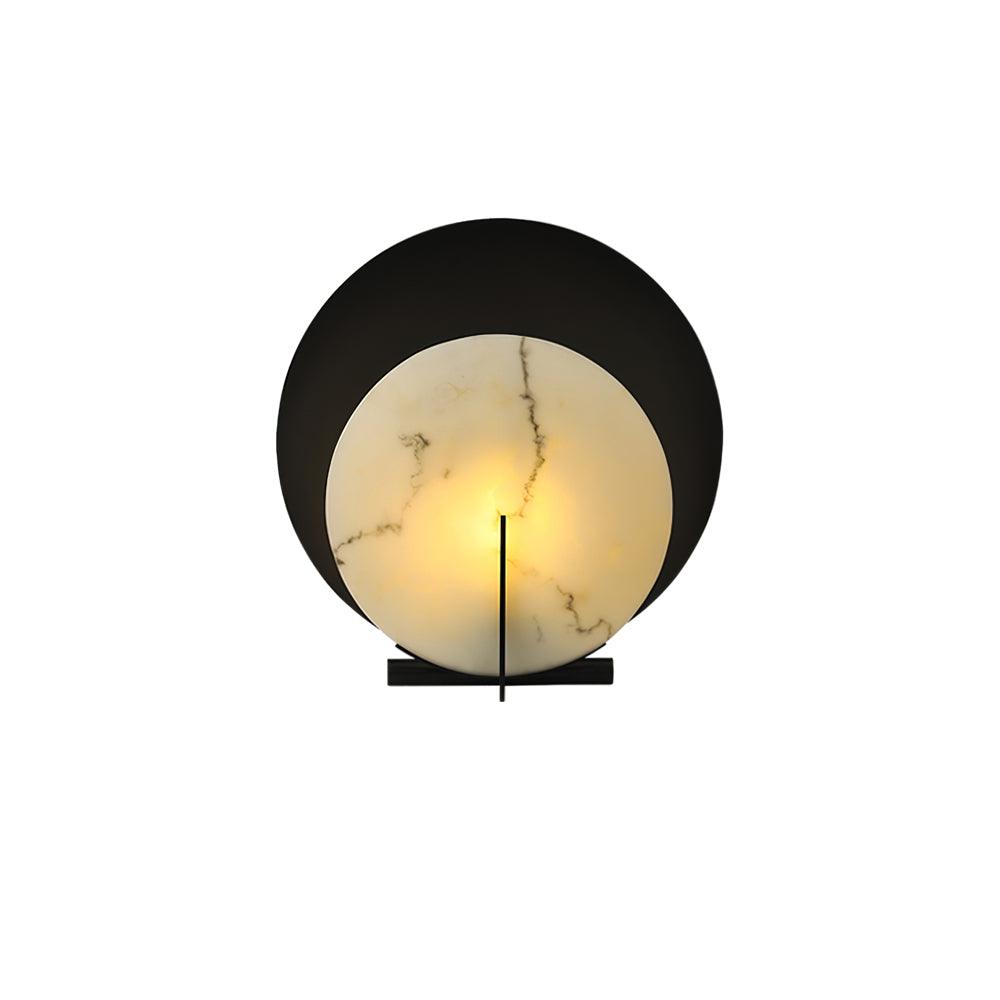 Astix Half Moon Alabaster Table Lamp