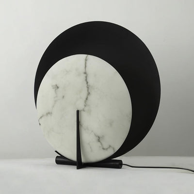 Astix Half Moon Alabaster Table Lamp
