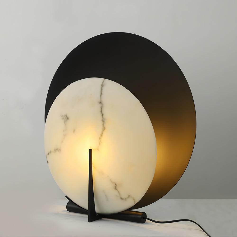 Astix Half Moon Alabaster Table Lamp
