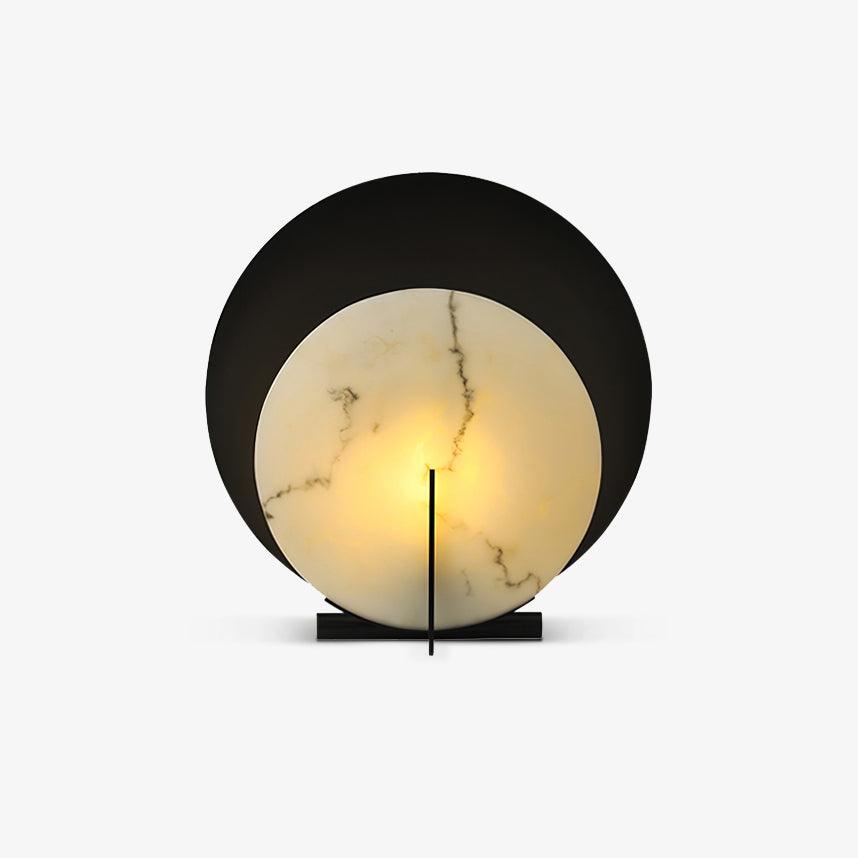 Astix Half Moon Alabaster Table Lamp
