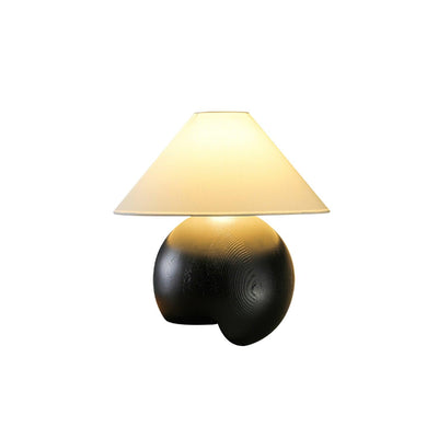 Halise Wood Organic Table Lamp
