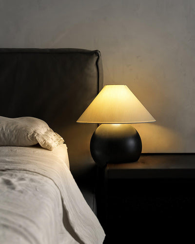 Halise Wood Organic Table Lamp