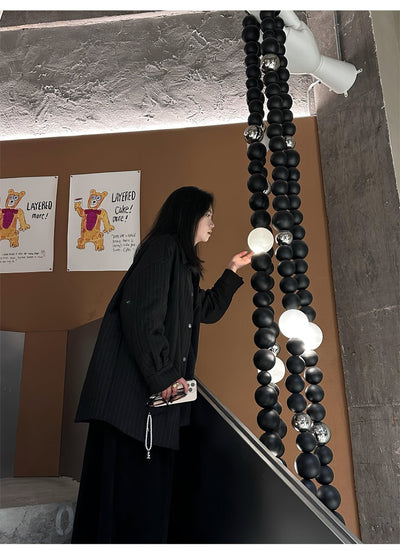 Nysolisra Modern Glass Chandelier