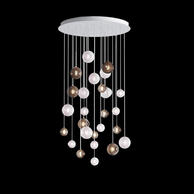 Celestial Orbit  Cascade Chandelier