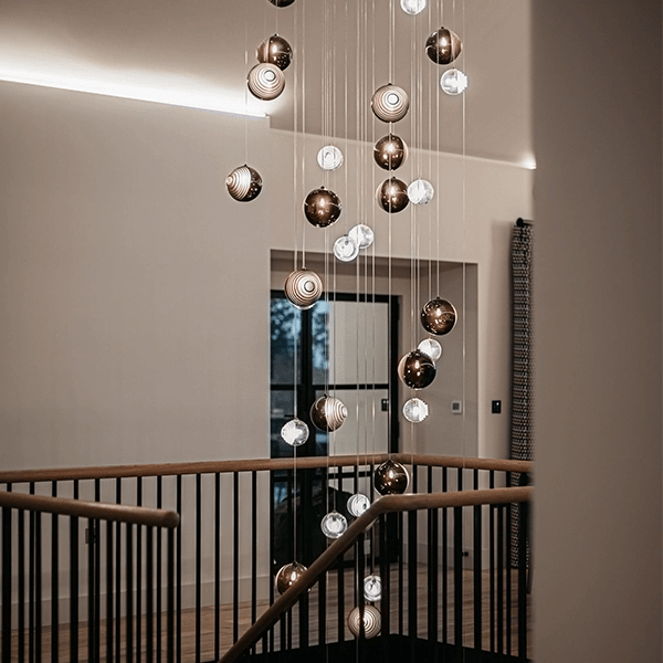 Celestial Orbit  Cascade Chandelier