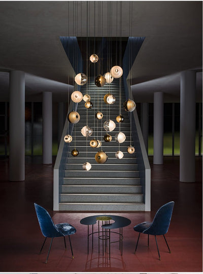 Celestial Orbit  Cascade Chandelier