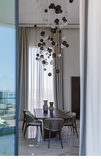 Celestial Orbit  Cascade Chandelier
