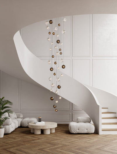 Celestial Orbit  Cascade Chandelier