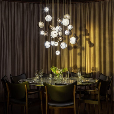 Celestial Orbit  Cascade Chandelier