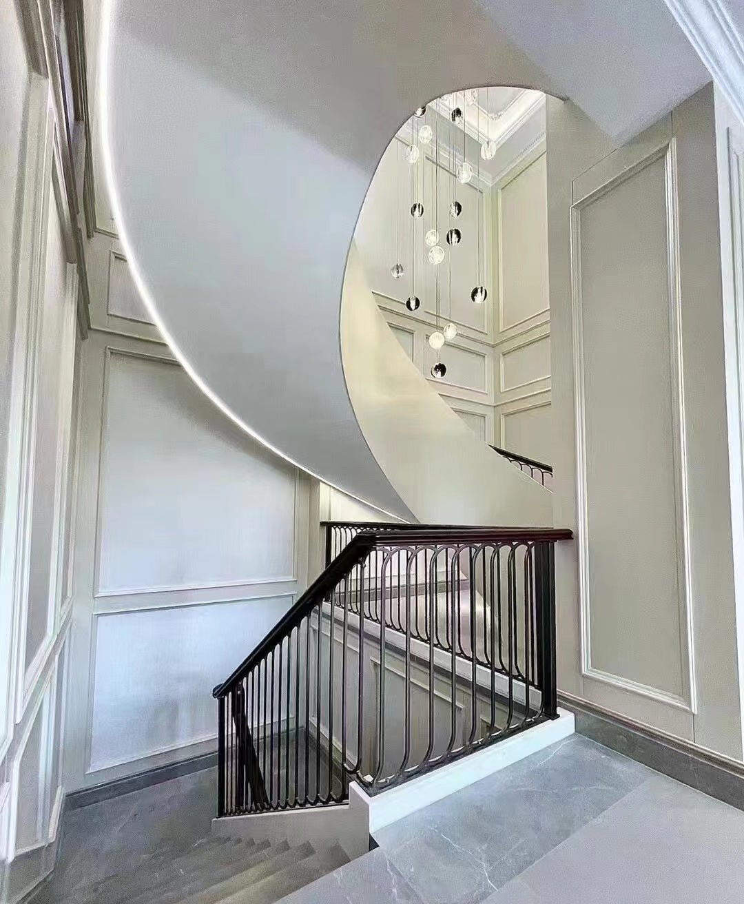 Celestial Orbit  Cascade Chandelier