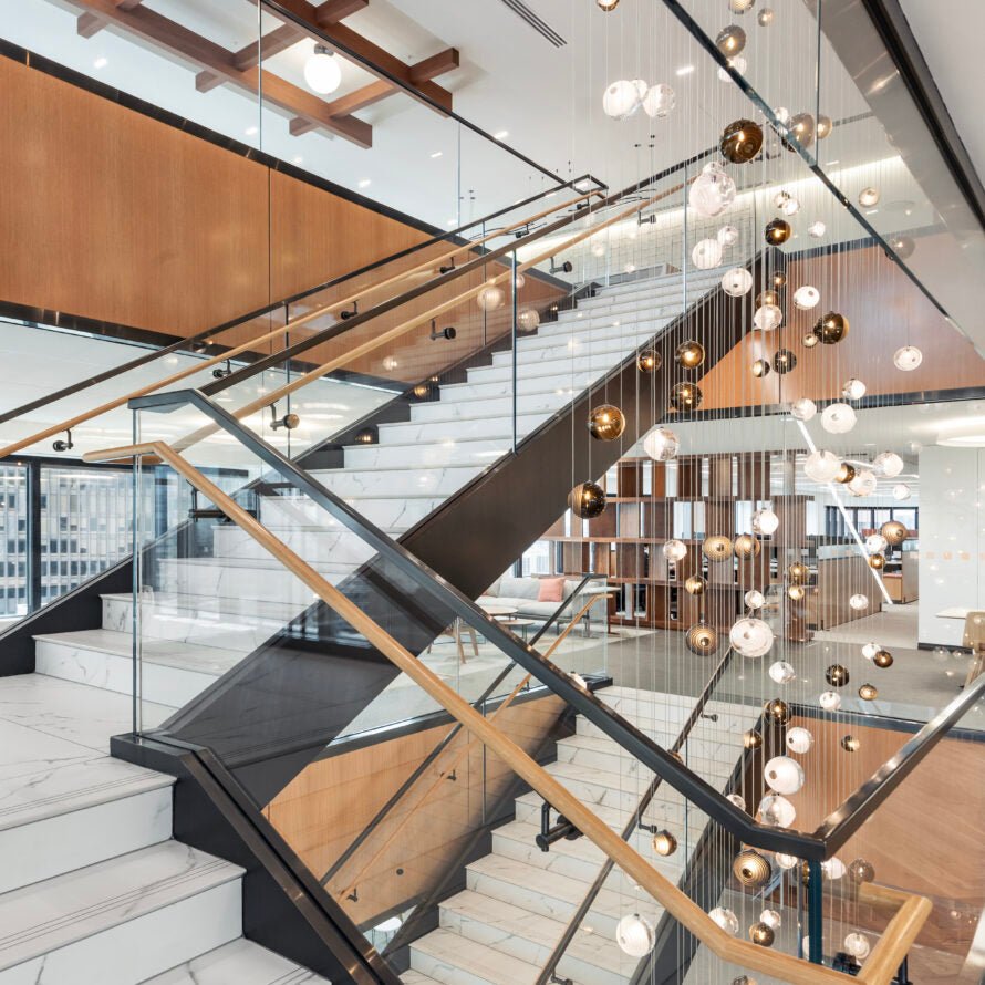 Celestial Orbit  Cascade Chandelier