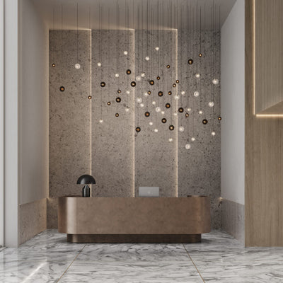 Celestial Orbit  Cascade Chandelier