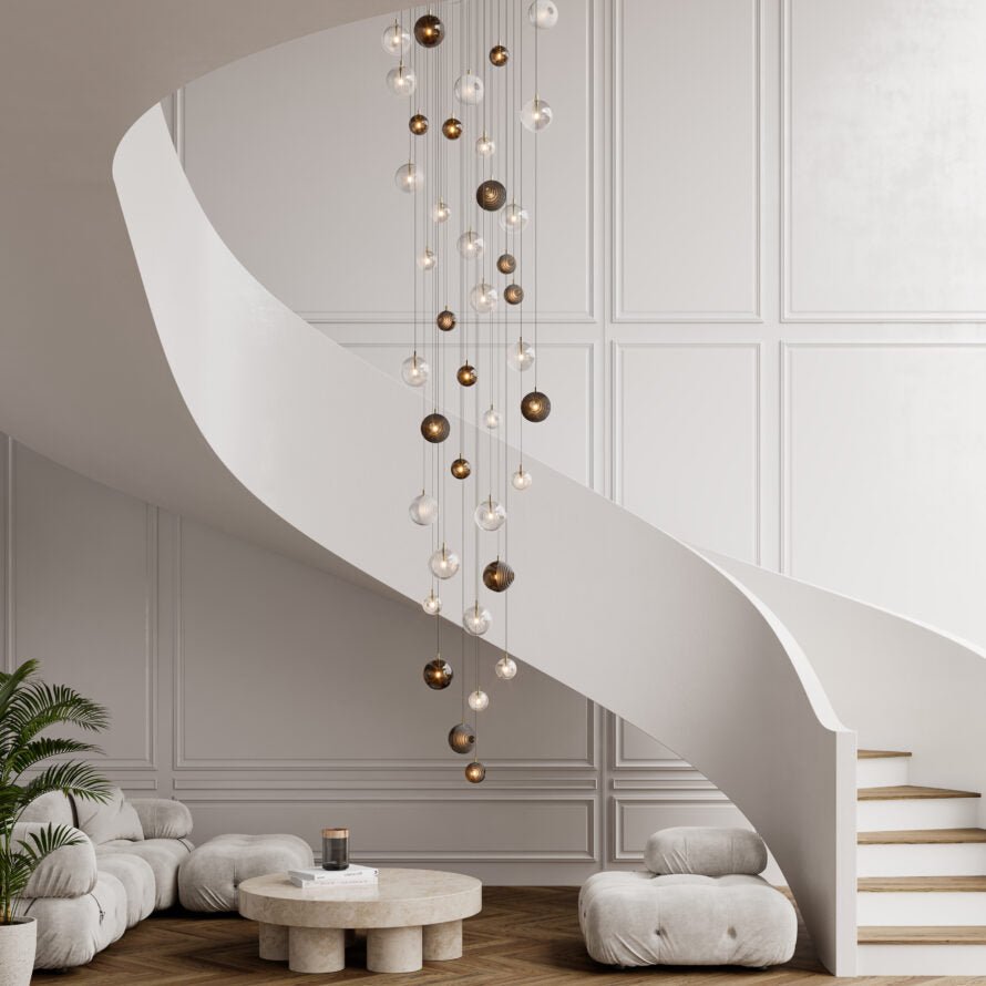 Celestial Orbit  Cascade Chandelier