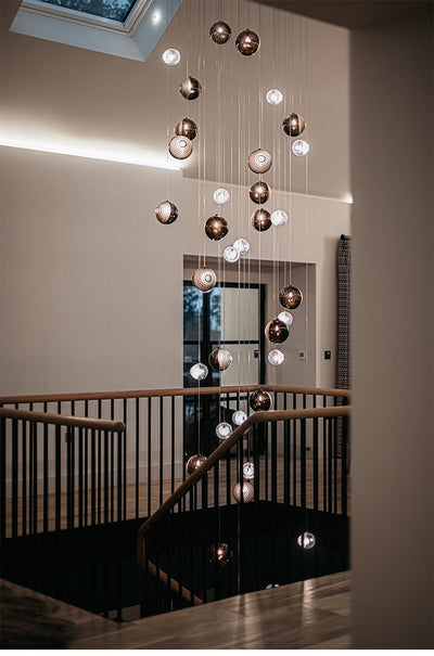 Celestial Orbit  Cascade Chandelier