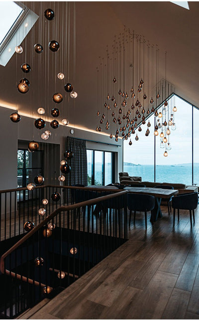 Celestial Orbit  Cascade Chandelier