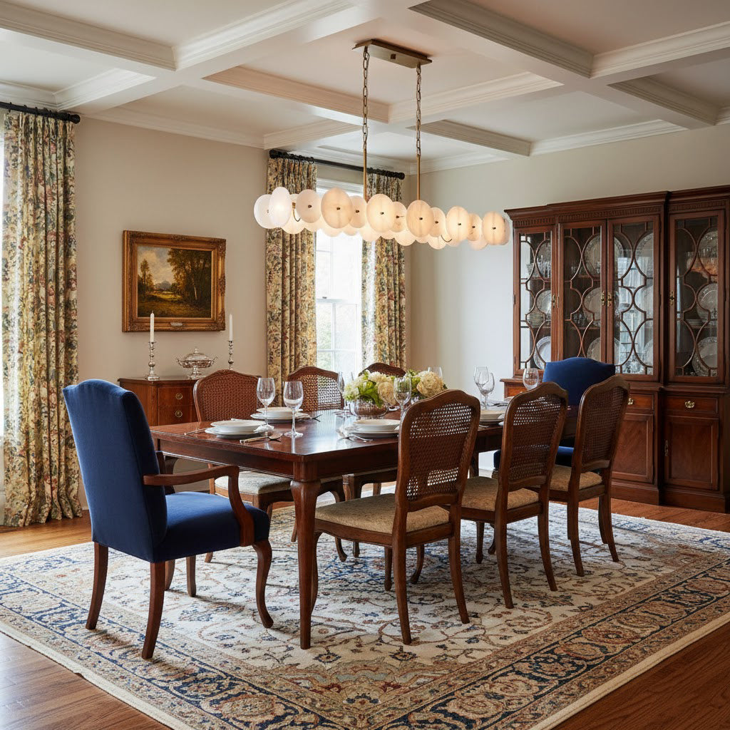 Avenoena Linear Alabaster Chandelier