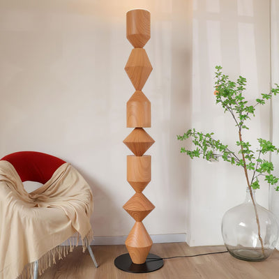 Drisen Minimalist Wood Floor Lamp