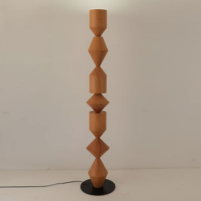 Drisen Minimalist Wood Floor Lamp