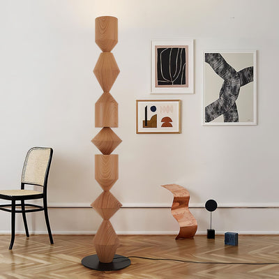 Drisen Minimalist Wood Floor Lamp
