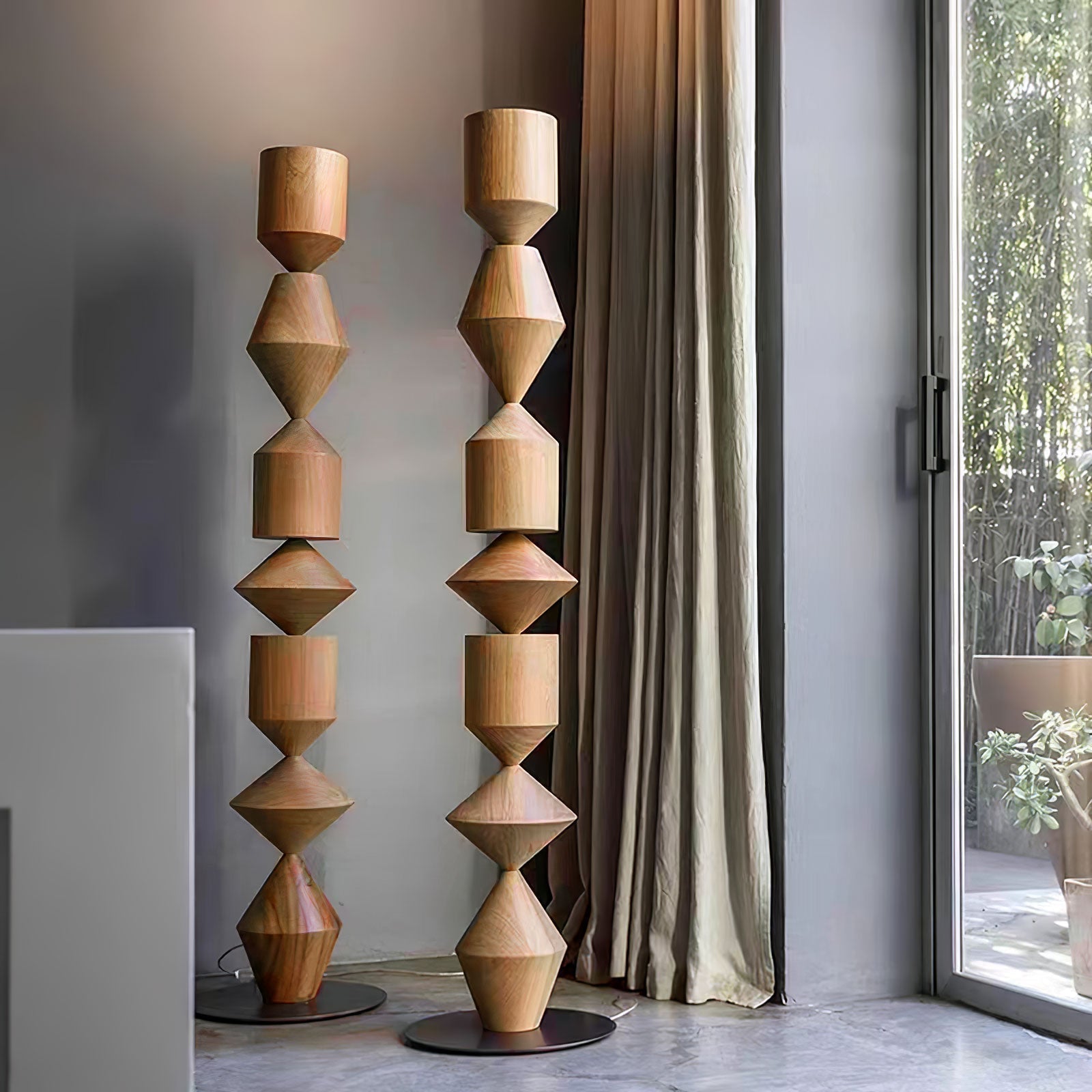 Drisen Minimalist Wood Floor Lamp
