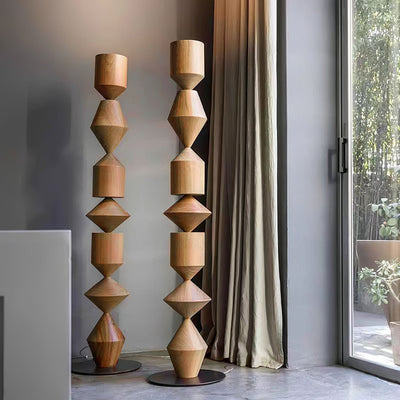 Drisen Minimalist Wood Floor Lamp
