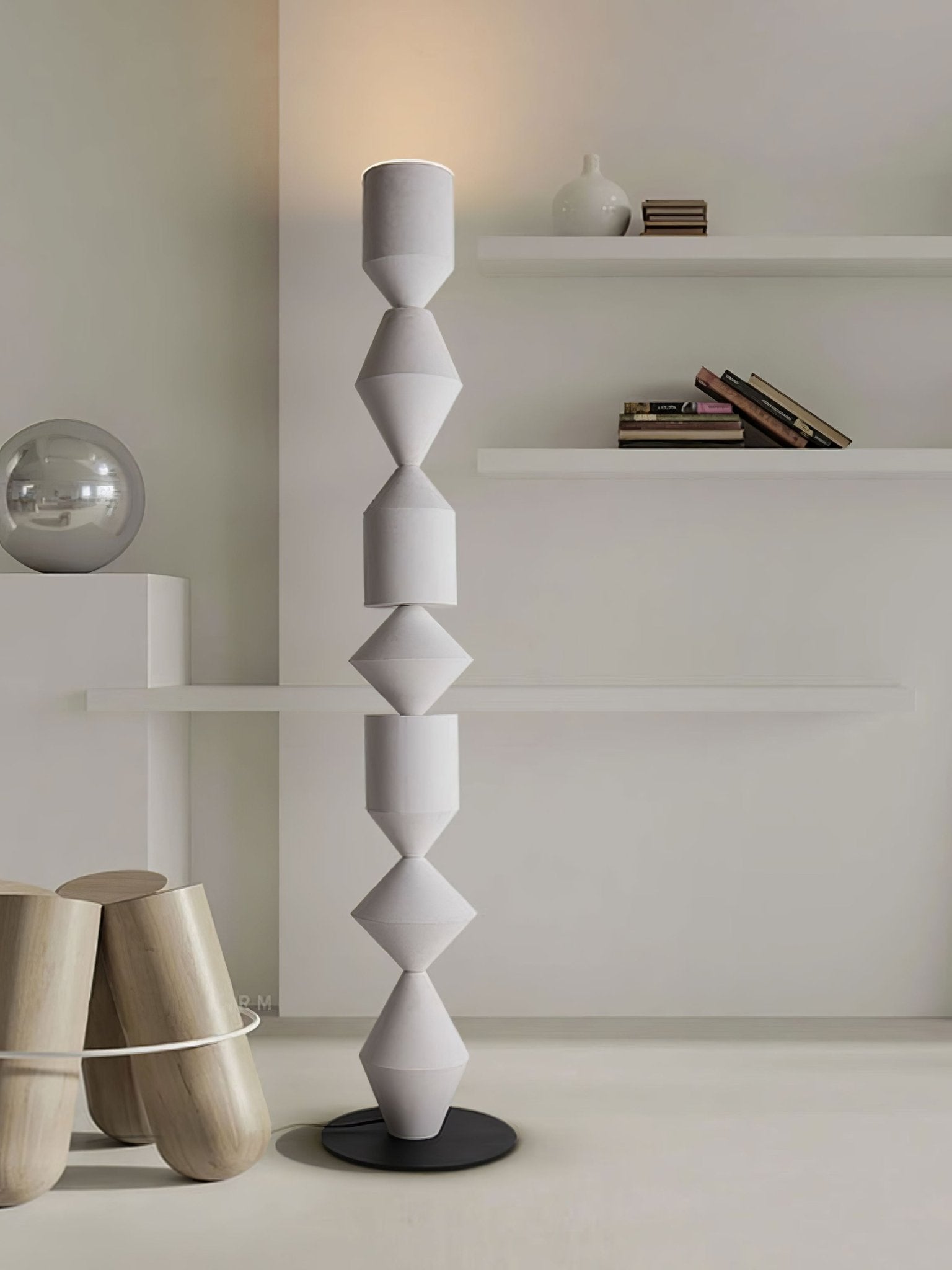 Drisen Minimalist Wood Floor Lamp