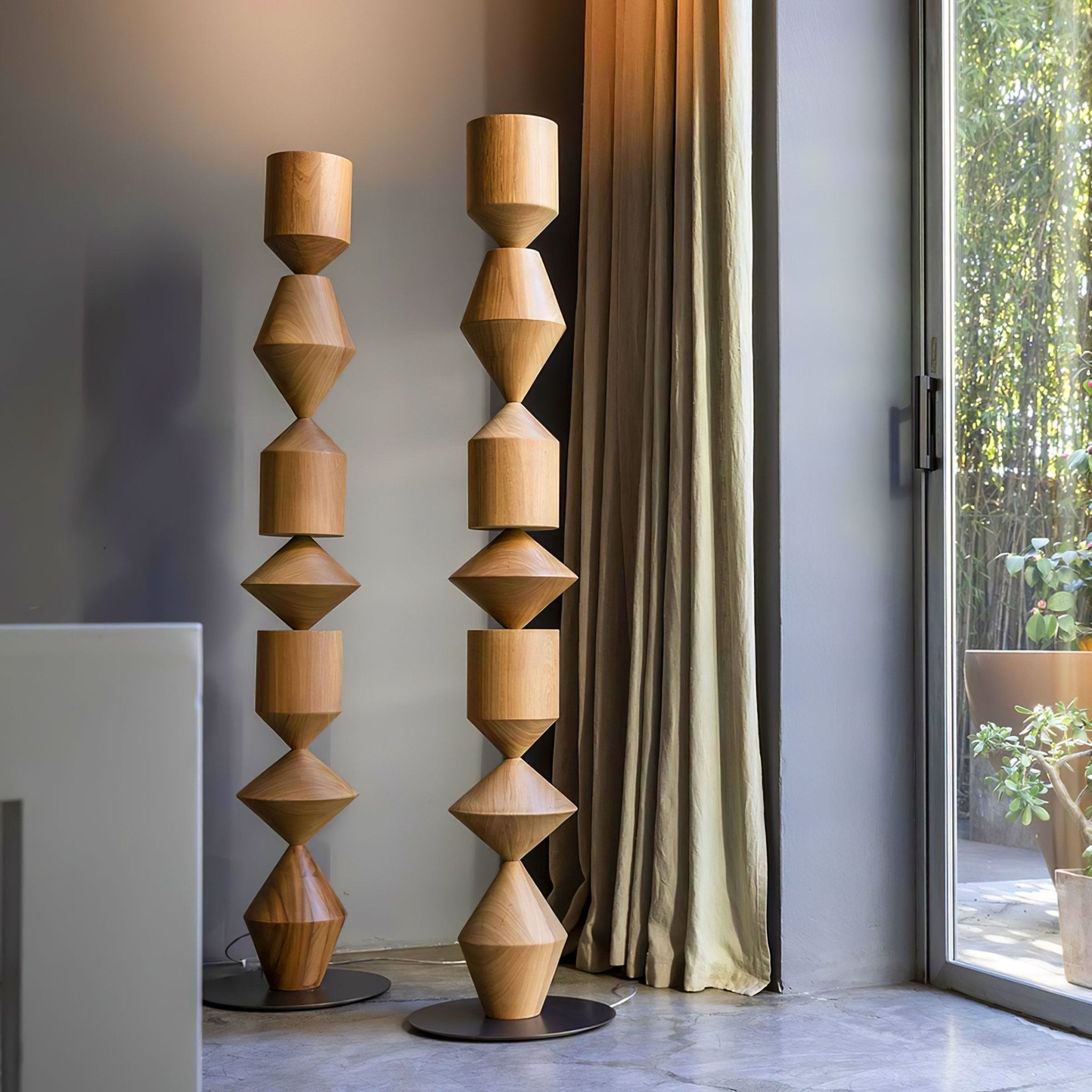 Drisen Minimalist Wood Floor Lamp