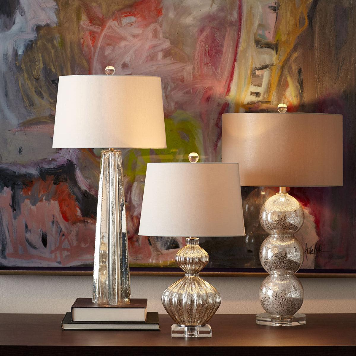 Gloria Elegant Glass Table Lamp