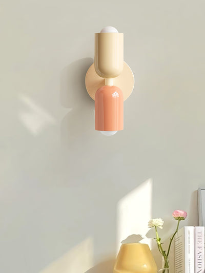 Teriielle Wall Lamp Green Black Minimalist Plug-In