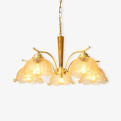 Orchid Vintage Glass Chandelier