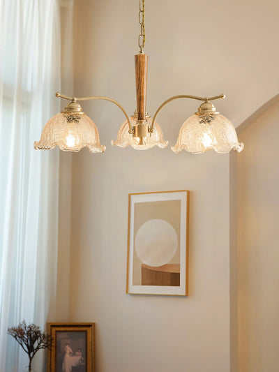 Orchid Vintage Glass Chandelier