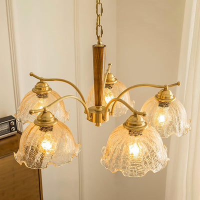Orchid Vintage Glass Chandelier