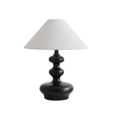 Vominex Wood Fabric Vintage Table Lamp