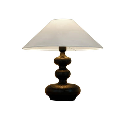 Vominex Wood Fabric Vintage Table Lamp