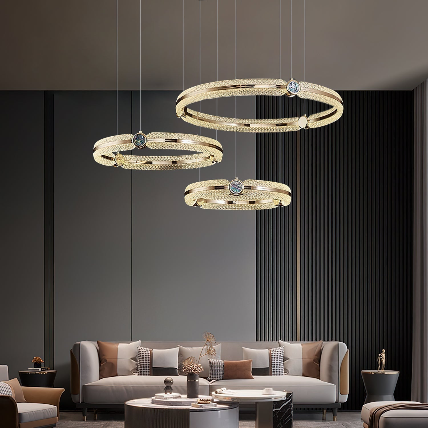 Lumoelle Halo Chandelier