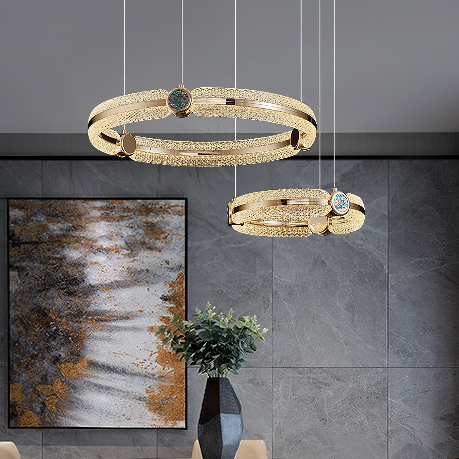 Lumoelle Halo Chandelier