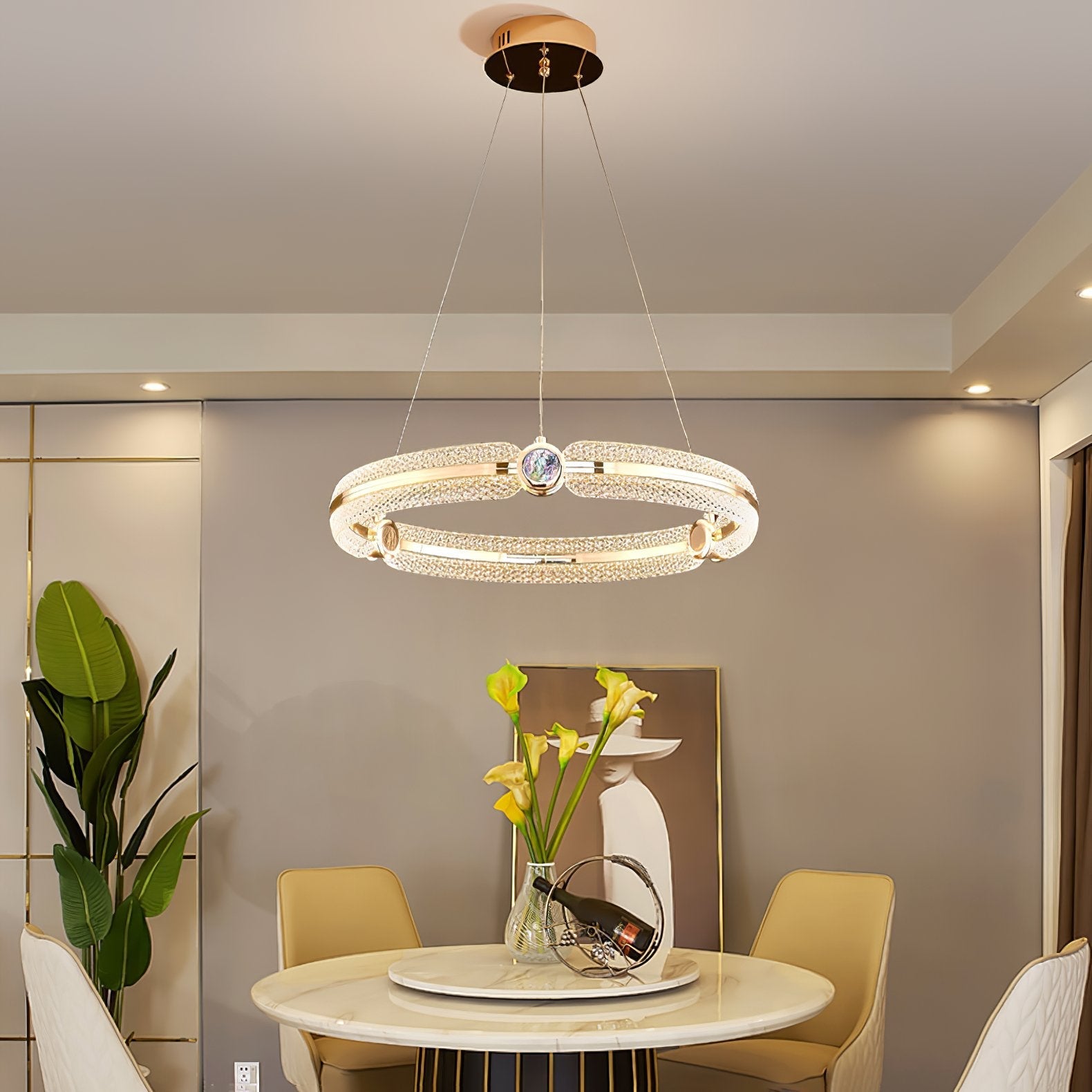 Lumoelle Halo Chandelier