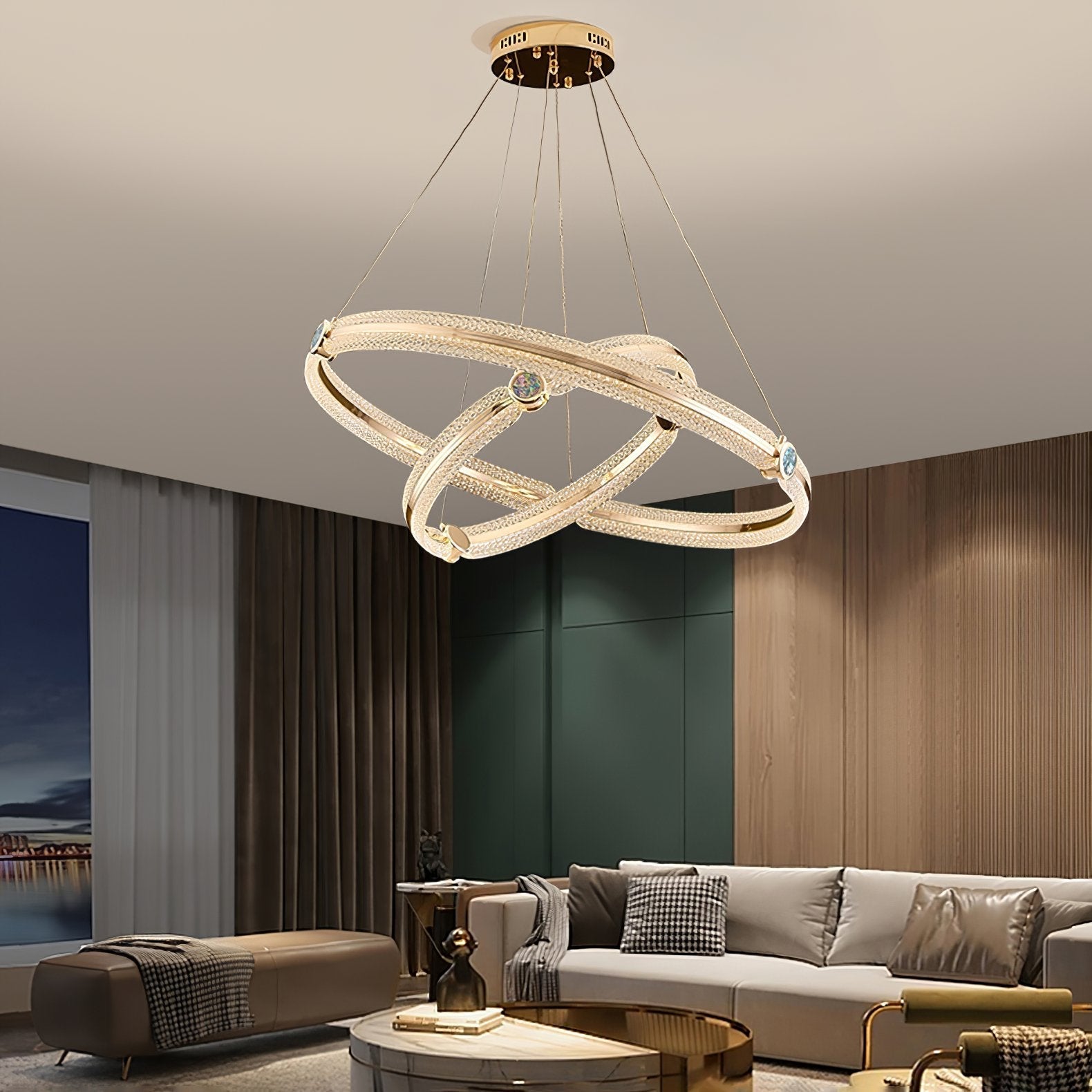 Lumoelle Halo Chandelier