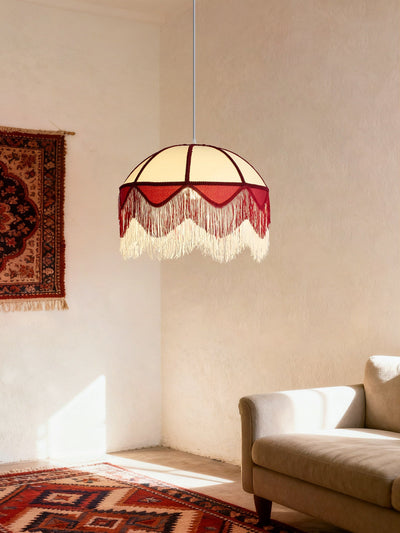 Velloria Fringe Dome Pendant Light