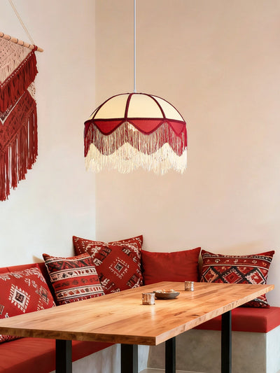 Velloria Fringe Dome Pendant Light