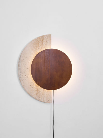 Crescent Halo Plug-in Wall Sconce