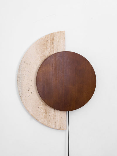 Crescent Halo Plug-in Wall Sconce