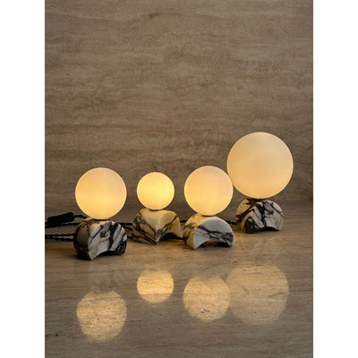 Crescent Marble Table Lamp