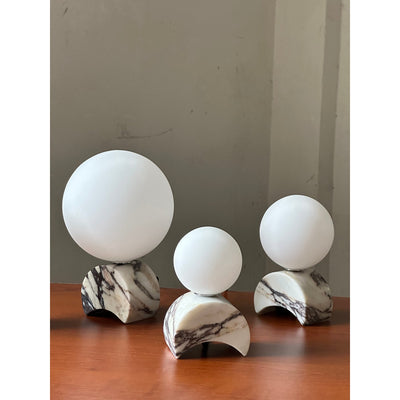 Crescent Marble Table Lamp