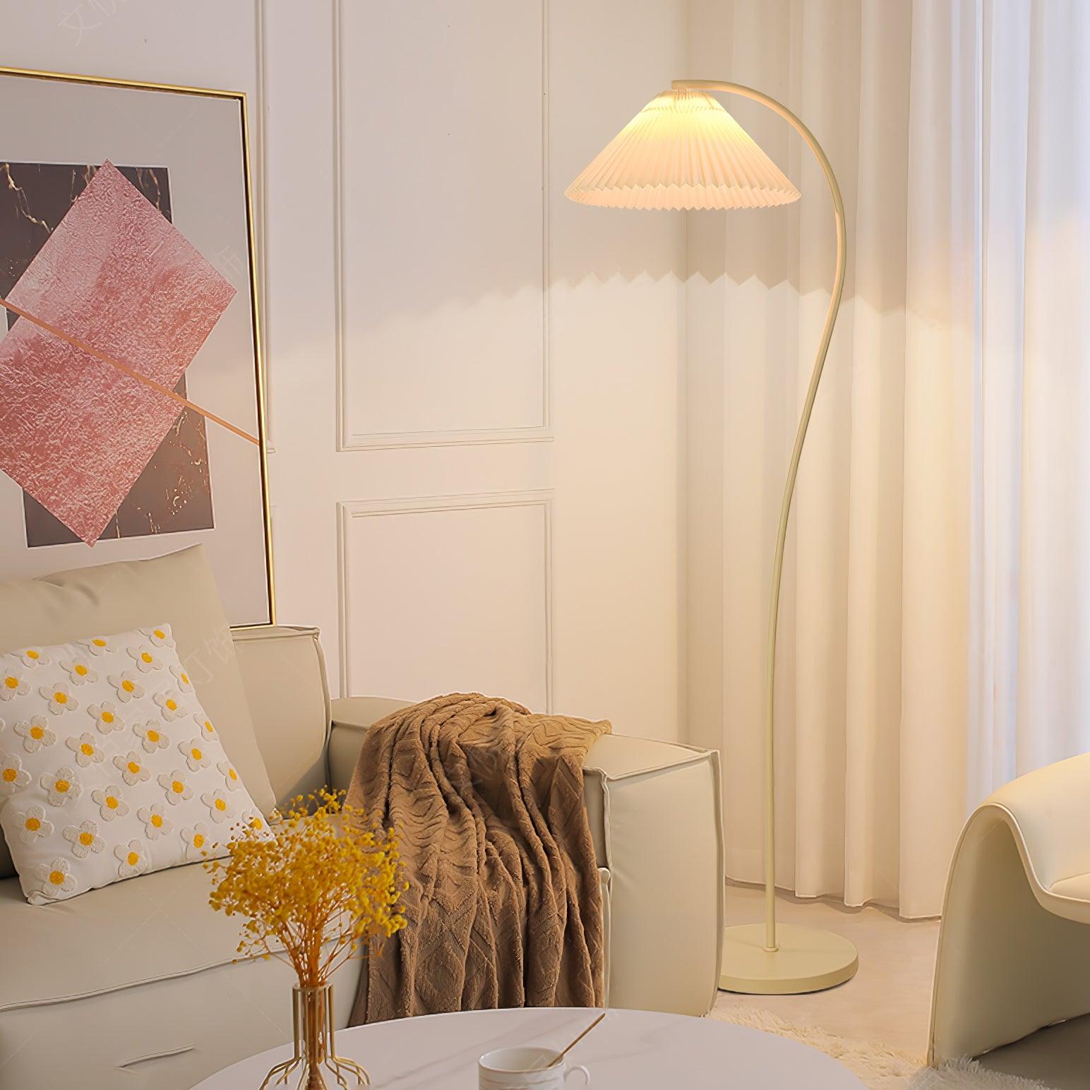 Fyrel Minimalist Fabric Floor Lamp