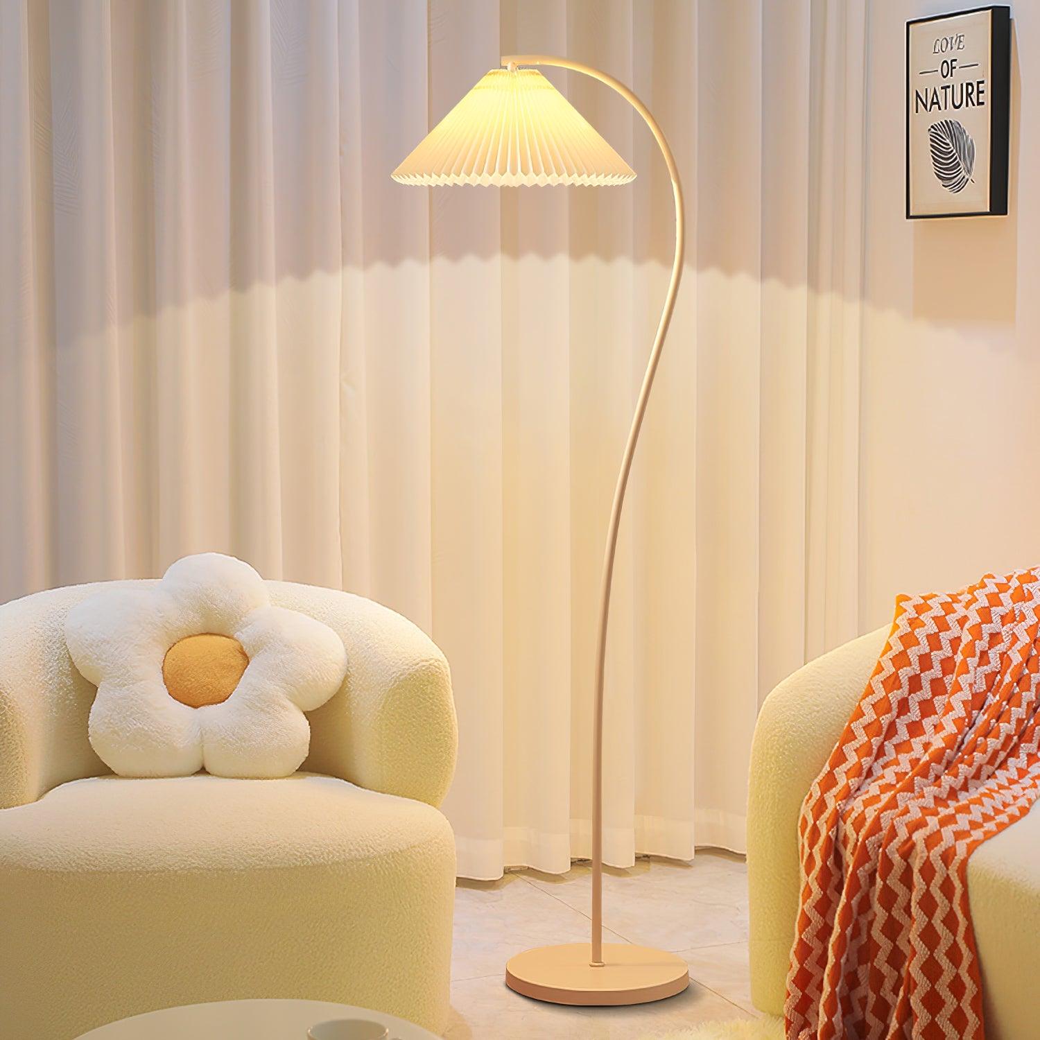 Fyrel Minimalist Fabric Floor Lamp