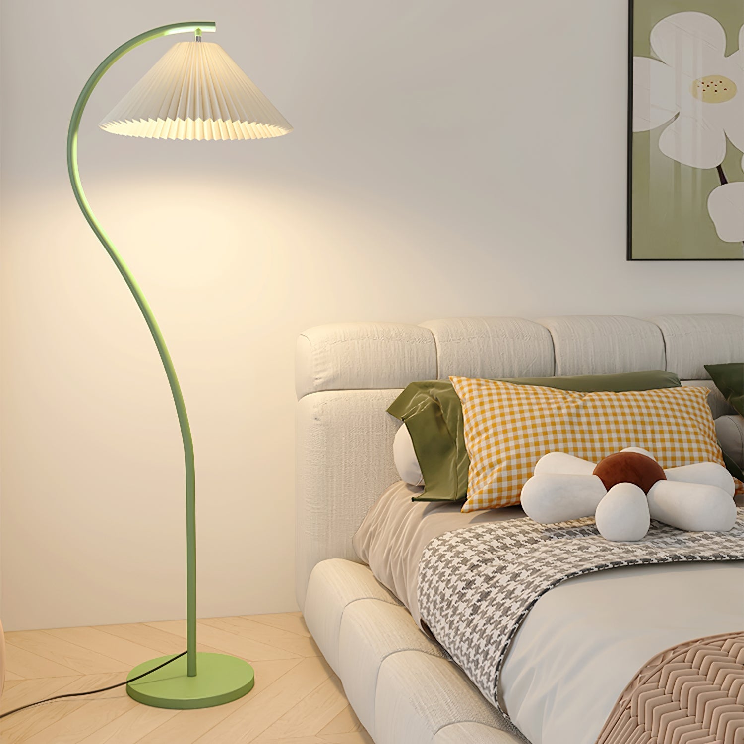 Fyrel Minimalist Fabric Floor Lamp