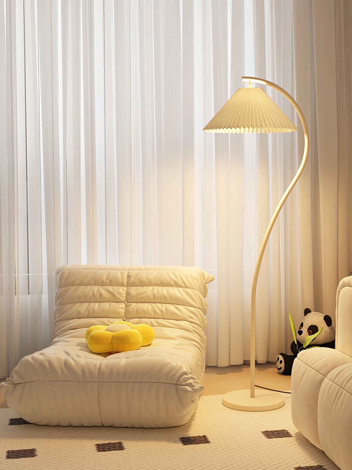 Fyrel Minimalist Fabric Floor Lamp